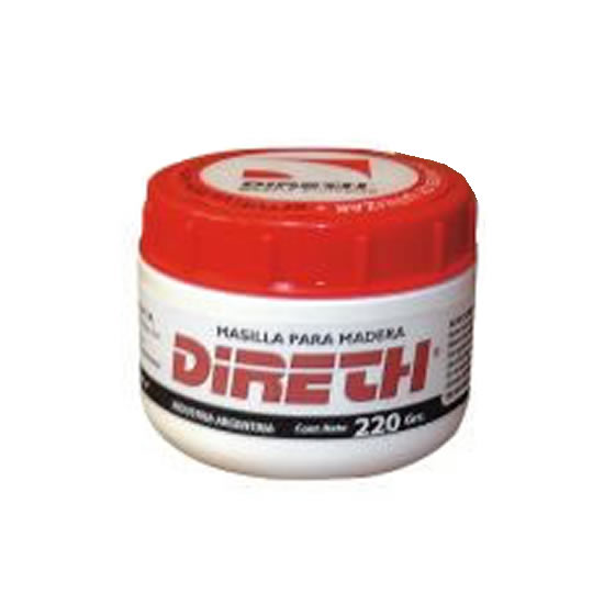 MASILLA PLATICA PARA MADERA DIRETH/750G./NOGAL